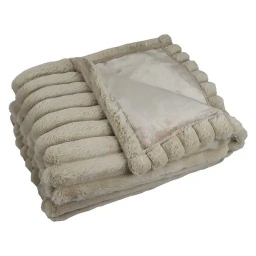 IGHB02488B - Heated Throw 160cm x 130cm Digital Control - Beige