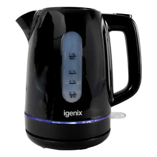 IGK01022B - 1 Litre 2200W Jug Kettle - Black
