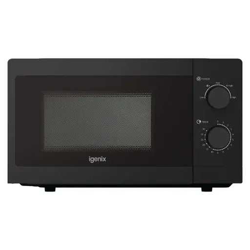 IGMS08080B - 20L 800W Manual Microwave - Black