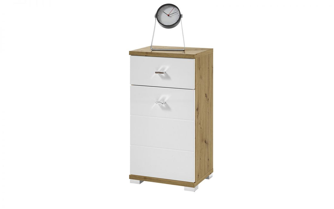 Pool Bathroom Storage Cabinet - White/Oak