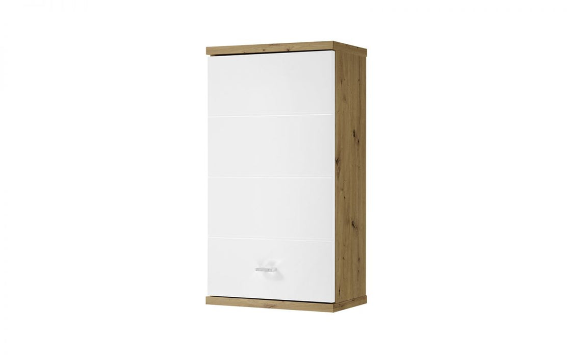 Pool Bathroom Wall Unit - White/Oak