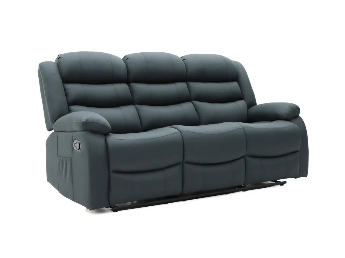 Eden 3+2 Manual Reclining Sofa Set - Grey