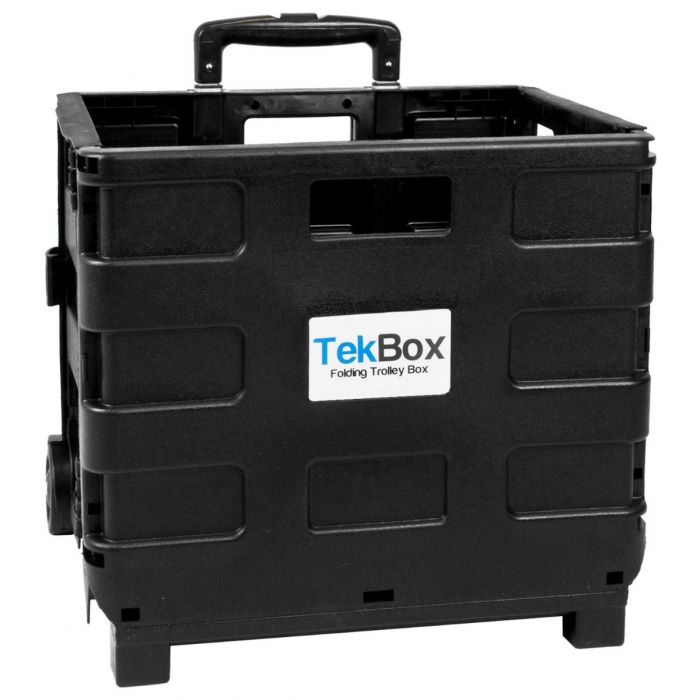 Folding Trolley Crate with Wheels