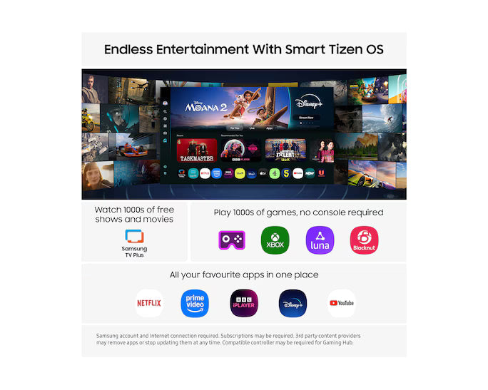 QE43Q7F2AUXXU 43" QLED Q7F2 4K Vision AI Smart TV