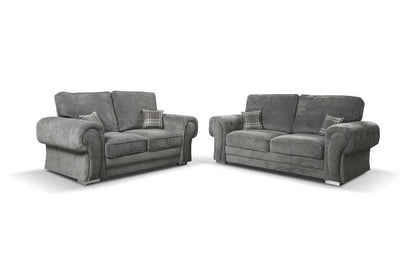 Theo 3+2 Sofa Set - Grey