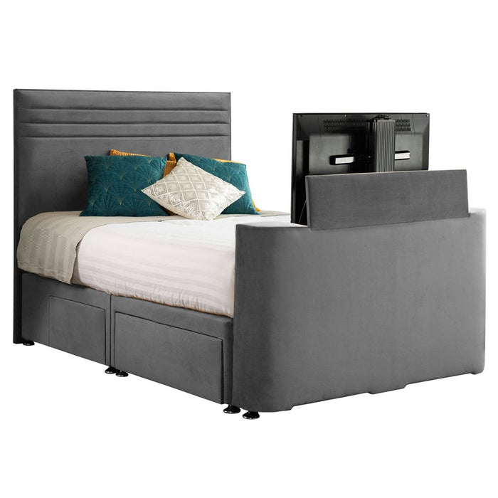 Chic TV Bed Frame with Astrid 1000 Sprung Mattress